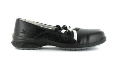 Ballerine travail femme Dahlia Gaston Mille Chaussures-pro.fr noir vue 1