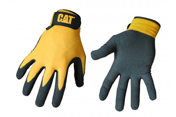 paire gants manutention nitrile Caterpillar Chaussures-pro.fr