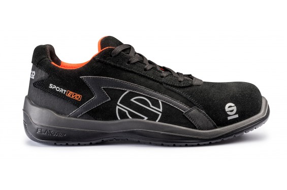Basket securite legere black Sport Evo S3 Sparco Chaussures-pro.fr