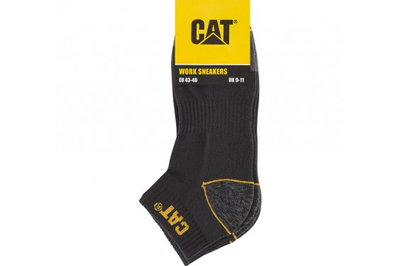 Chaussettes travail courtes lot 3 Caterpillar Chaussures-pro.fr