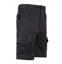 Bermuda travail multipoches jacquot noir North Ways Chaussures-pro.fr