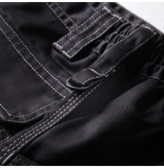 Bermuda travail multipoches jacquot noir North Ways Chaussures-pro.fr vue 3
