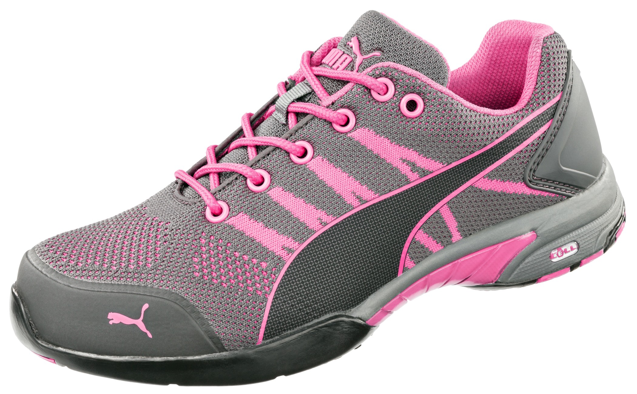 Basket securite femme S1 Celerity knit pink Puma Chaussures-pro.fr