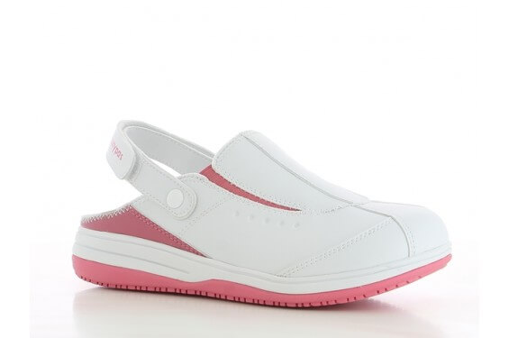 Sabot travail femme hospitalier Iris Oxypas Chaussures-pro.fr rose