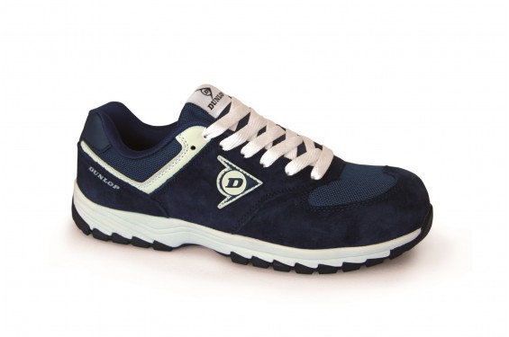 Basket securite legere Dunlop flying arrow S3 navy blue Chaussures-pro.fr