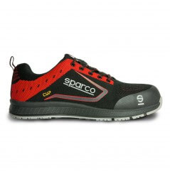 Basket securite legere CUP noir rouge s1p src Sparco Chaussures-pro.fr