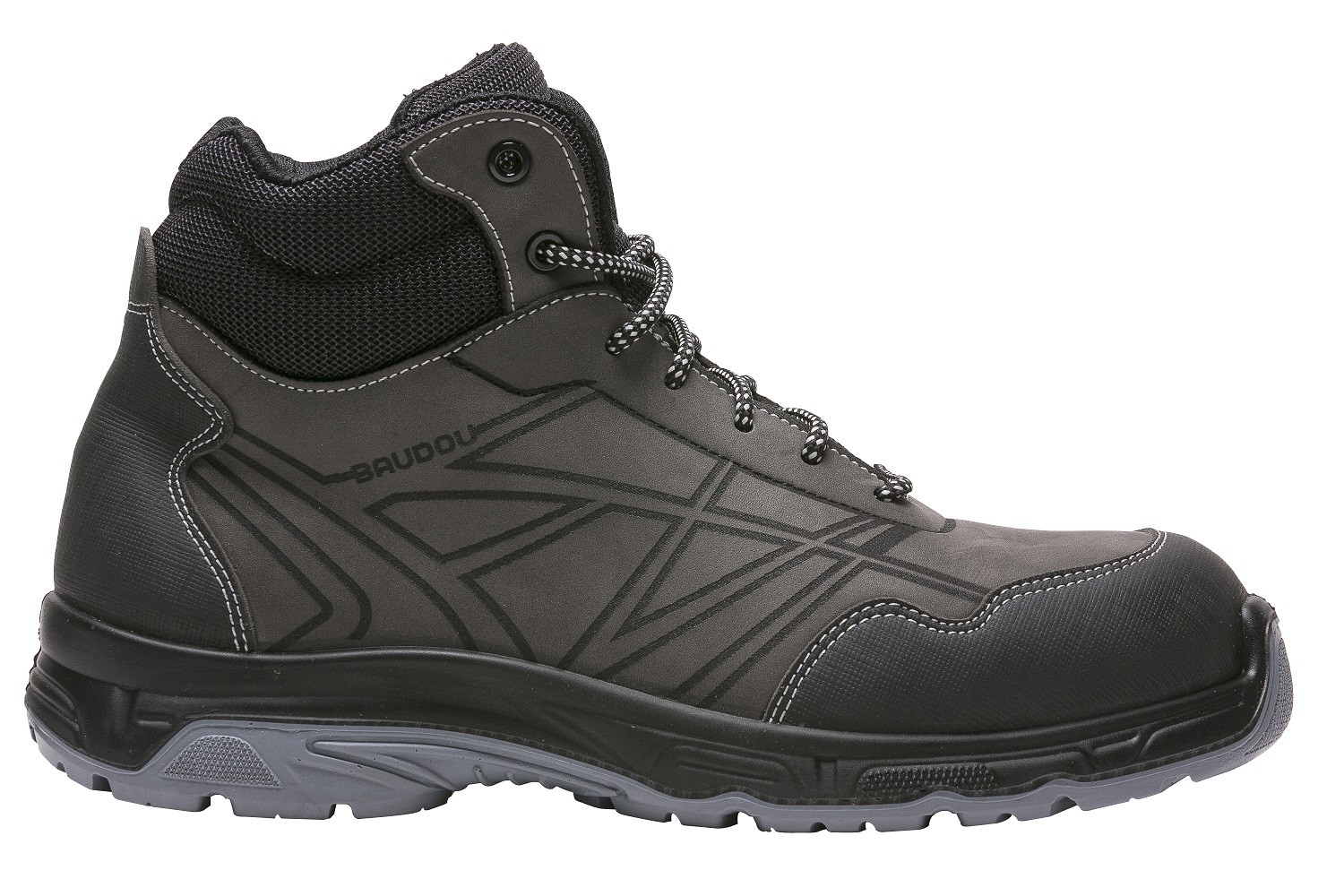 Chaussure De Sécurité Be-Free Base Protection - Homme/Femme - Noir - Taille 49 - Antifatigue - Cuir Hydrofuge