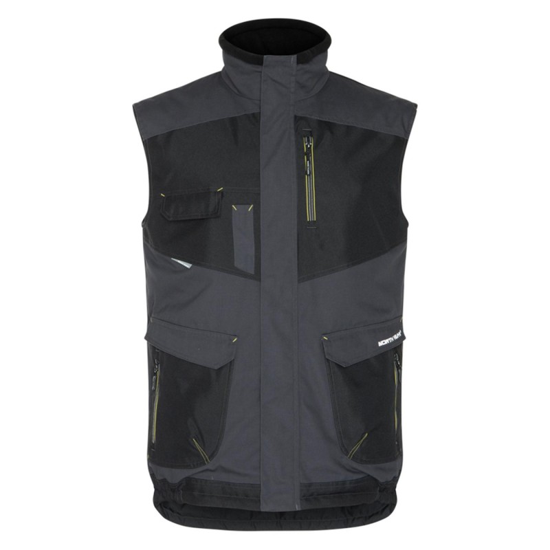 Gilet sans manche renforce travail Ali North Ways Chaussures-pro.fr gris