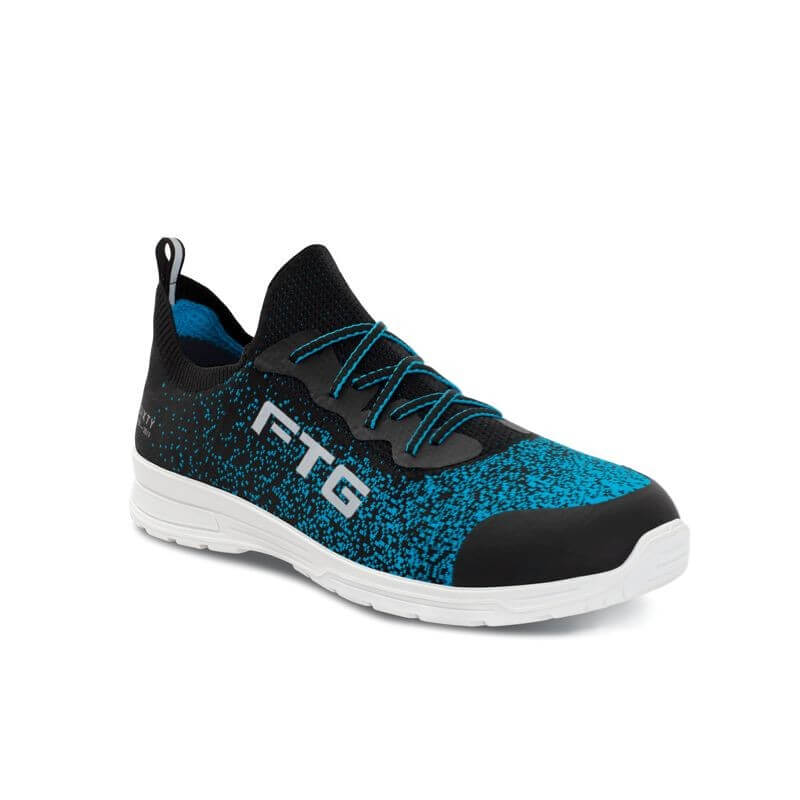 Basket securite sport line Sixty low S3 FTG noir/bleu - chaussures-pro.fr