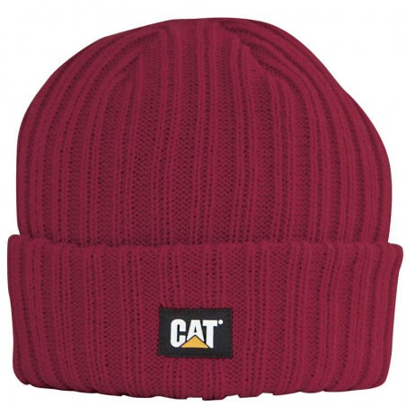 Bonnet tricoté noir avec...