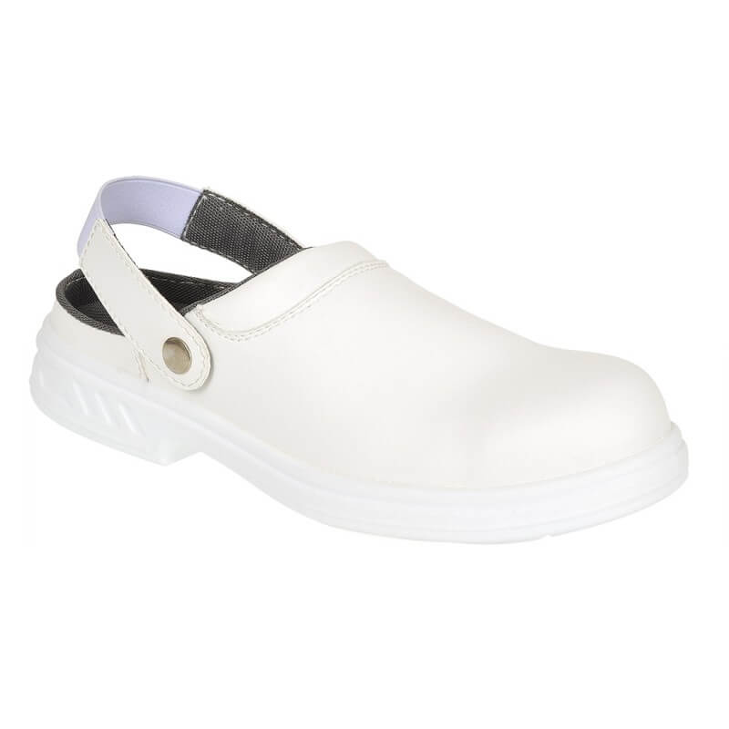 Sabot sécurité agro alimentaire SB WRU Portwest blanc chaussures-pro