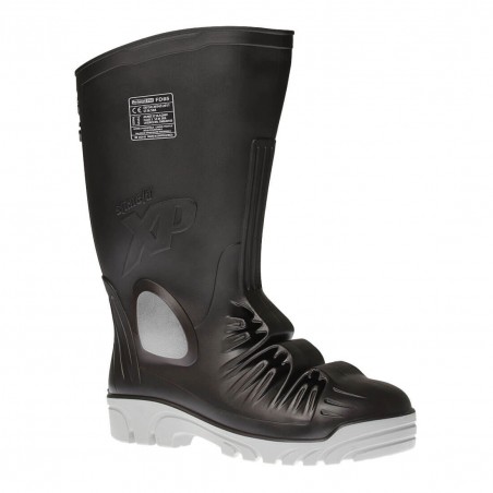 Botte securite Wellington Mettamax S5 Portwest noir cotepro.fr