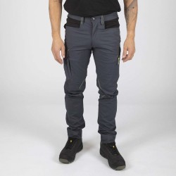 Pantalon travail leger Edward Nine Worths gris vue 1