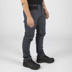 Pantalon travail leger Edward Nine Worths gris vue 2