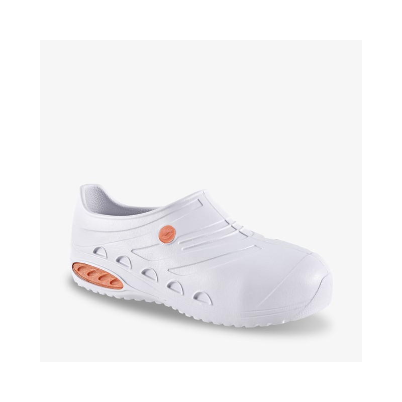 Sabot travail coque bloc operatoire Oxysafe blanc Chaussures-pro.fr