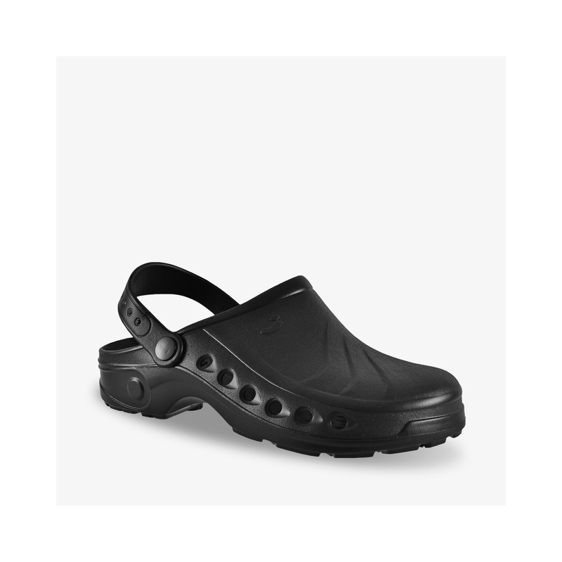 Sabot de travail bloc operatoire Sonic Safety Jogger noir vue 1