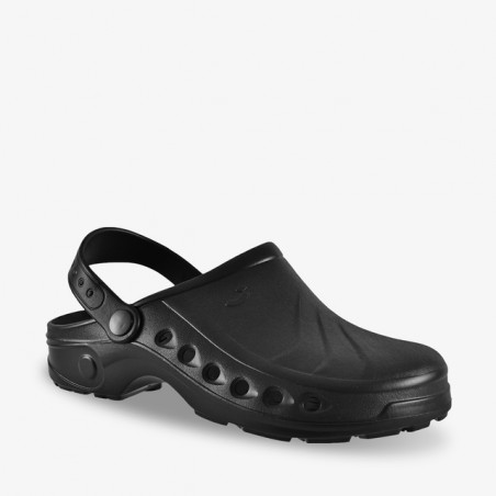 Sabot de travail bloc operatoire Sonic Safety Jogger noir vue 1